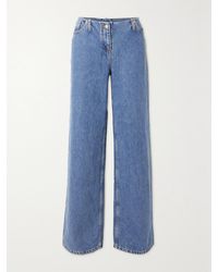 Magda Butrym - Tief Sitzende Jeans Mit Weitem Bein - Lyst
