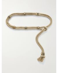 Isabel Marant - Aleea Embellished Tasseled Cord Belt - Lyst