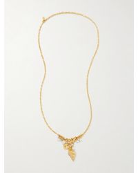 Chloé - Tone Faux Pearl Necklace - Lyst