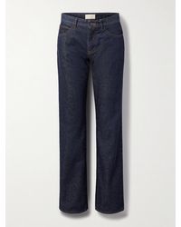 The Row - Marcel Halbhohe Jeans Mit Geradem Bein - Lyst