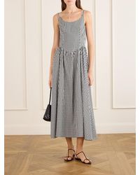 linen black shirt dress Linen Shirt A-Line Dress| Frieeah main image 0