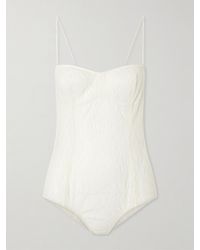 PAULINE DUJANCOURT - Seagull Lace Bodysuit - Lyst