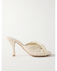 Bottega Veneta - Blink Twisted Intrecciato Leather Mules - Lyst
