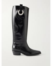 Proenza Schouler - Bronco Grommet 60 Embellished Leather Knee Boots - Lyst