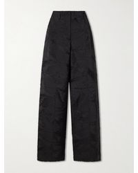 Ulla Johnson - Carine Crinkled-Satin Flared Pants - Lyst