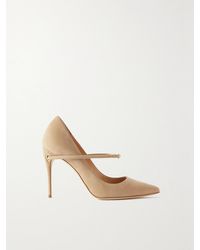Jennifer Chamandi - Lorenzo 105 Suede Pumps - Lyst