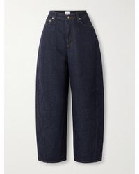 Givenchy - Cropped High-Rise Barrel-Leg Jeans - Lyst