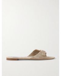 Gabriela Hearst - Briar Suede Slides - Lyst