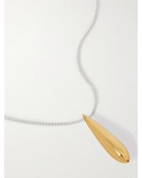 AGMES - Audrey Recycled Sterling And Vermeil Necklace - Lyst
