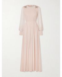 Erdem - Crystal-Embellished Crêpon Gown - Lyst
