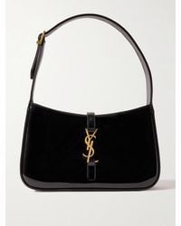 Saint Laurent - Le 5 À 7 Mini Patent-Leather Shoulder Bag - Lyst