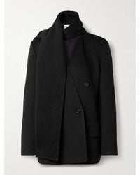 The Row - Calitra Scarf-Detailed Double-Breasted Cashmere Blazer - Lyst