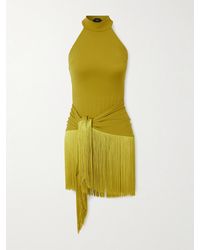 ‎Taller Marmo - Artemis Set Aus Einem Badeanzug Und Einem Pareo Mit Fransen - Lyst