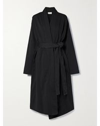 The Row - Rimbaud Belted Cotton And Linen-Blend Twill Coat - Lyst