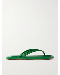 Bottega Veneta - Sampieri Flat Thong Rubber Flip Flops - Lyst