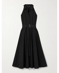 Proenza Schouler - Dorothy Midi-Hemdblusenkleid Aus Popeline Aus Einer Baumwollmischung Mit Häkeleinsätzen - Lyst