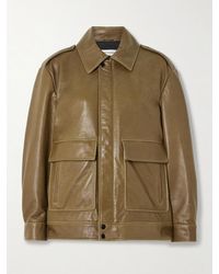 Nour Hammour - Drey Textured-Leather Jacket - Lyst