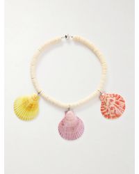 Julietta - Exclusive-Tone Shell Beaded Necklace - Lyst
