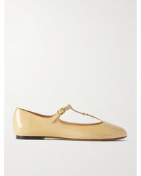 Chloé - Marcie Ballerinas Aus Lackleder Mit Verzierung - Lyst