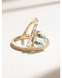 Mateo - 14-Karat, Amethyst And Diamond Ring - Lyst