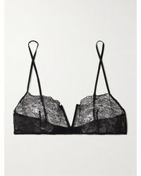 Kiki de Montparnasse - La Follie Lace Underwired Bandeau Bra - Lyst