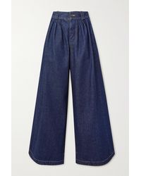 Pantalon en jean Jean Dondup en coloris Bleu Femme Vêtements Jeans Jeans à pattes d’éléphant 