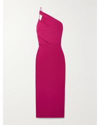 Et Ochs - Net Sustain Ruth One-Shoulder Ruched Stretch-Jersey Midi Dress - Lyst