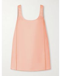 KHAITE - Pranta Silk-Organza Mini Dress - Lyst