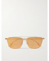 Fendi - Baguette Square-Frame-Tone Sunglasses - Lyst