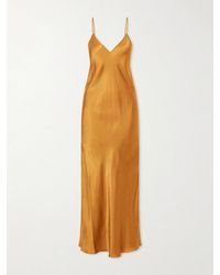 Isabel Marant - Nevana Satin Maxi Dress - Lyst