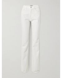 Coperni - Embellished High-Rise Straight-Leg Jeans - Lyst