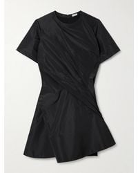 Loewe - Silk Blend Twisted Mini Dress - Lyst