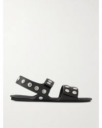 KHAITE - Boden Studded Leather Sandals - Lyst