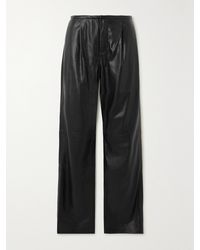 Proenza Schouler - Hose Mit Geradem Bein Aus Kunstleder - Lyst