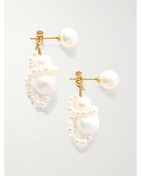 Completedworks - Recycled-Plated Pearl Earrings - Lyst