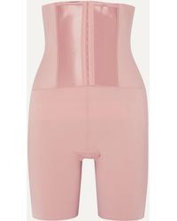 Spanx Under Sculpture High-rise Control Shorts - Pink
