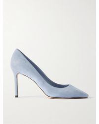 Jimmy Choo - Romy 85 Pumps Aus Veloursleder - Lyst