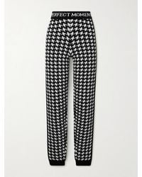 Perfect Moment - Houndstooth Merino Wool Leggings - Lyst