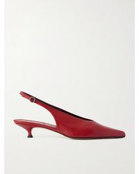 Aeyde - Camila Leather Slingback Pumps - Lyst