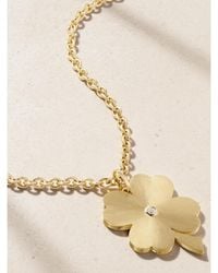 Marie Lichtenberg - Jumbo Clover 18-Karat Diamond Necklace - Lyst