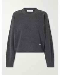Victoria Beckham - Lana Ribbed Wool And Cashmere-Blend Sweater - Lyst