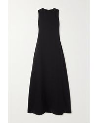 The Row - Eno Silk-Crepe Maxi Dress - Lyst