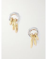 Laura Lombardi - Aria Rhodium- And-Plated Recycled Earrings - Lyst