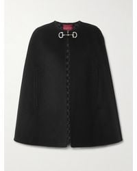 Gucci - Cape En Laine Et Soie Mélangées À Mors De Cheval - Lyst