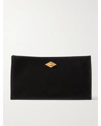 Metier - Ease Clutch Aus Veloursleder - Lyst