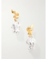 Chloé - Tulip Two-Tone Earrings - Lyst