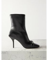 Givenchy - Ankle Boots Aus Leder Mit Verzierung - Lyst
