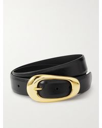 Anderson's - Textured Patent-Leather Belt - Lyst