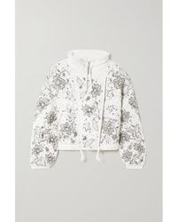 Isabel Marant - Kalassia Embellished Padded Cotton And Linen-Blend Bomber Jacket - Lyst