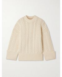 Co. - Oversized Cable-Knit Wool-Blend Sweater - Lyst